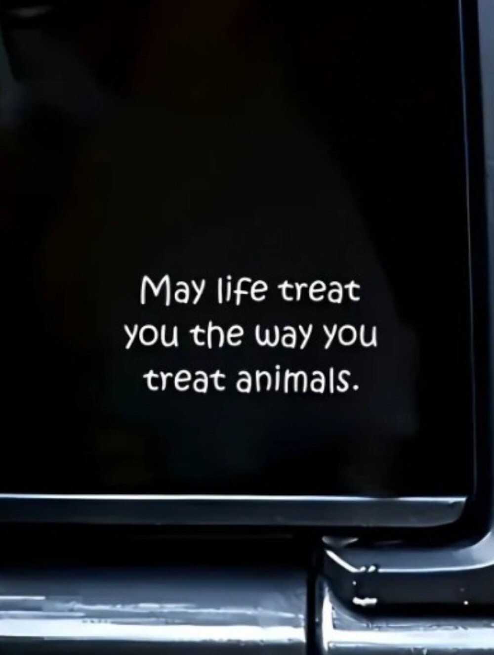 Car Window Decal White Animal Lover
